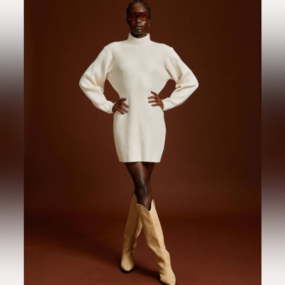 H&M mock turtle neck dress